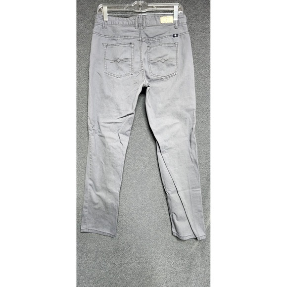 Lucky Brand Gray Cotton Pants Men's Large Slim/Chino Style Casual Stretch - Picture 3 of 11